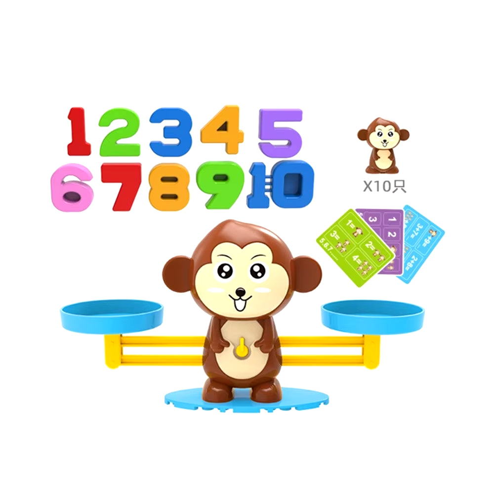 Montessori Monkey Balance: Educational Math Toy for Kids