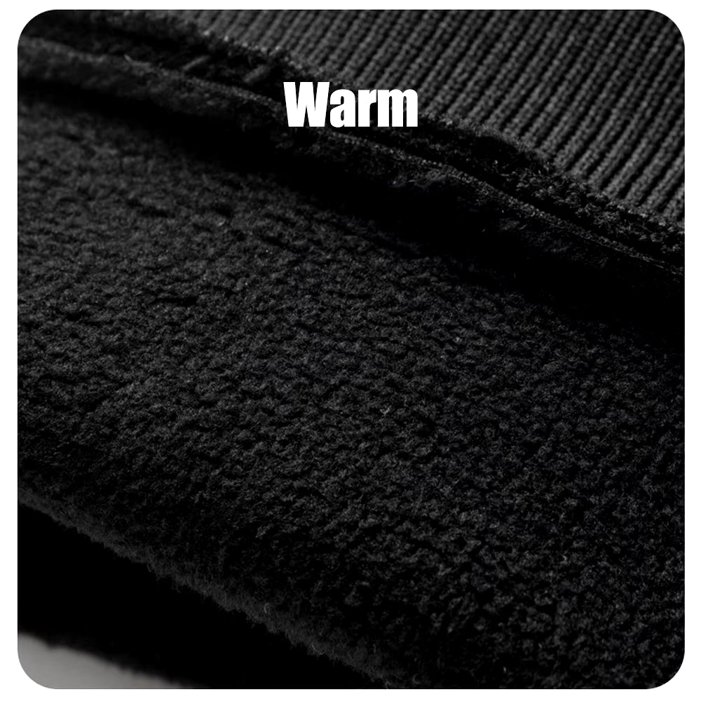 Winter Flip-Open Two-Finger Touchscreen Gloves for Men & Women – Warm, Windproof, Waterproof for Cycling, Skiing, and Fishing