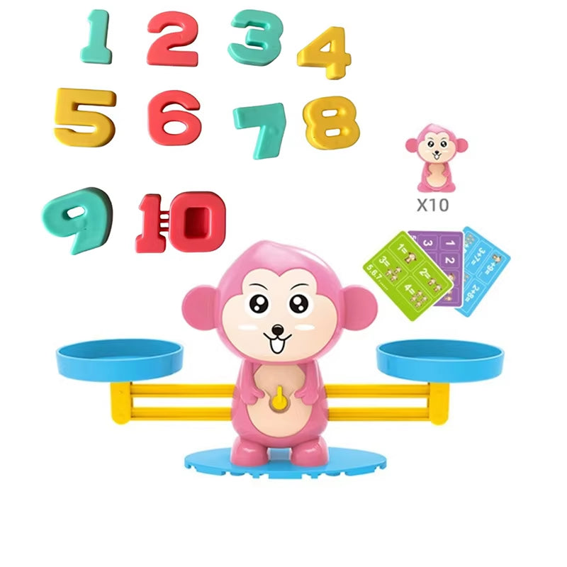 Montessori Monkey Balance: Educational Math Toy for Kids