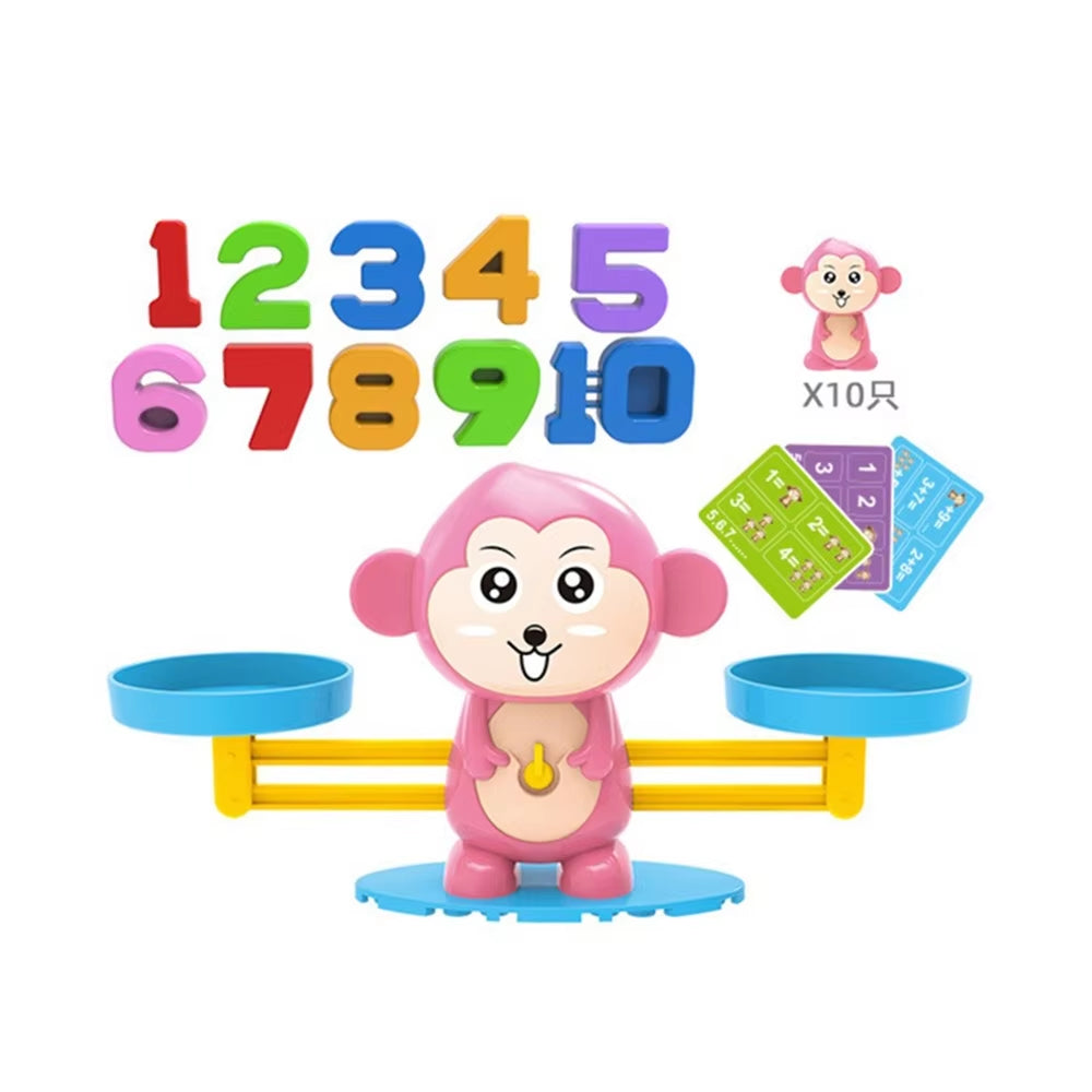 Montessori Monkey Balance: Educational Math Toy for Kids